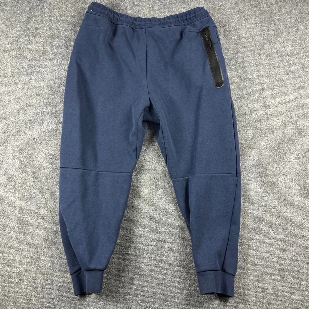 Nike Tech Fleece Joggers Mens XXL Blue CU4495-410 Tapered Sweatpants Athletic